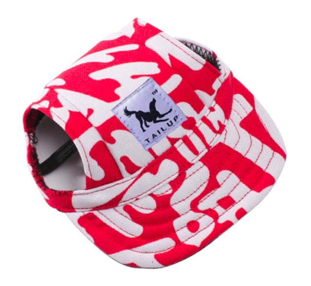 Fashion Print Small Dog Outdoor Baseball Cap Hat