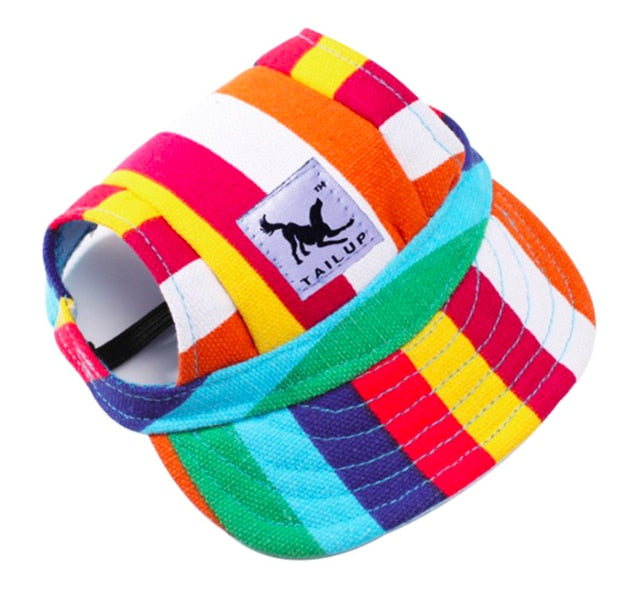 Fashion Print Small Dog Outdoor Baseball Cap Hat