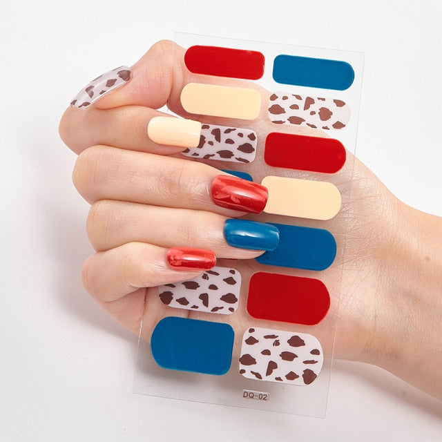 Strawberry Nail Stickers Decal Strips