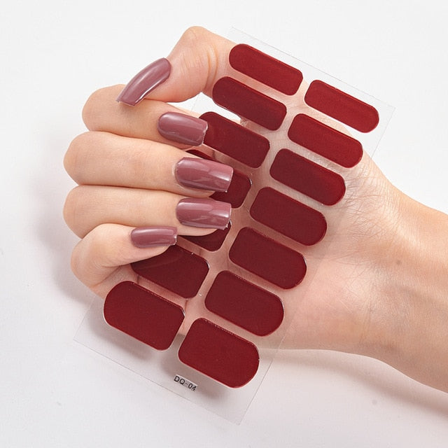 Strawberry Nail Stickers Decal Strips