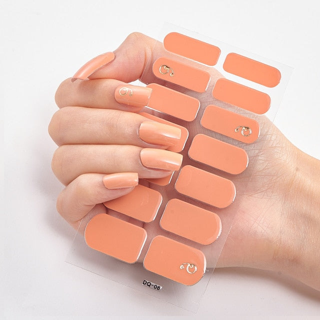 Strawberry Nail Stickers Decal Strips