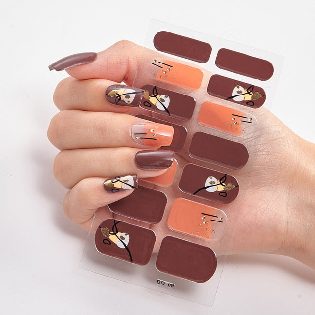 Strawberry Nail Stickers Decal Strips