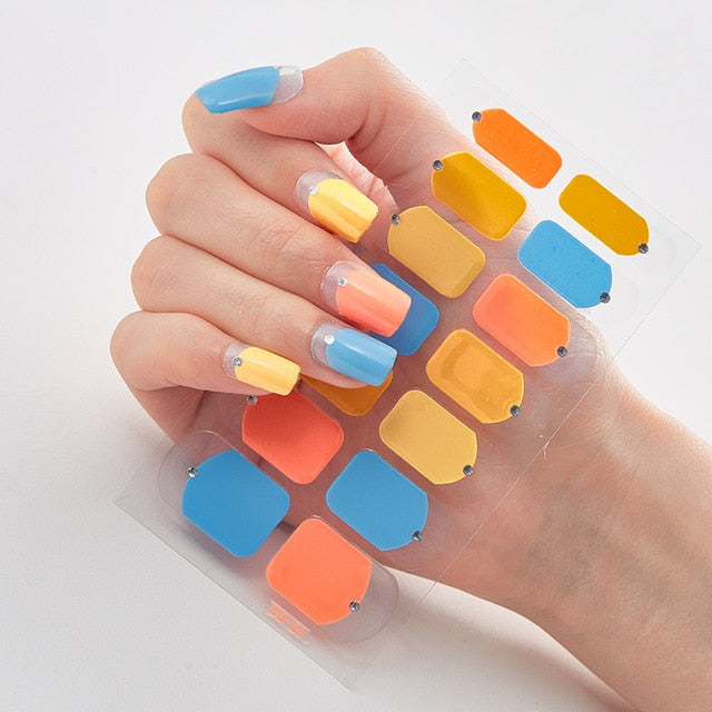 Strawberry Nail Stickers Decal Strips