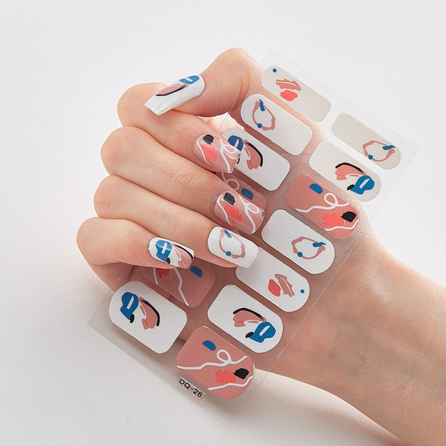 Strawberry Nail Stickers Decal Strips