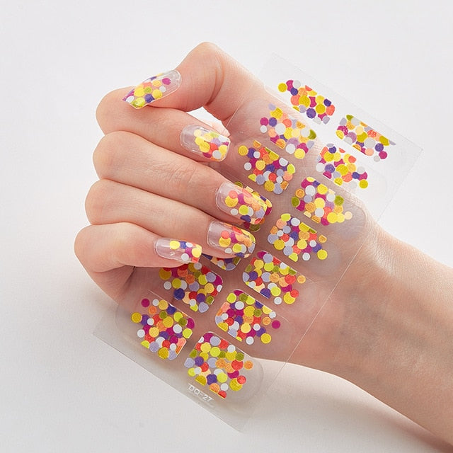 Strawberry Nail Stickers Decal Strips