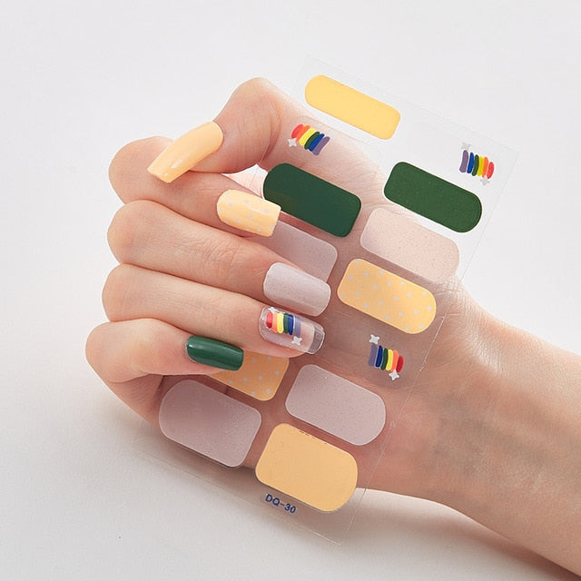 Strawberry Nail Stickers Decal Strips