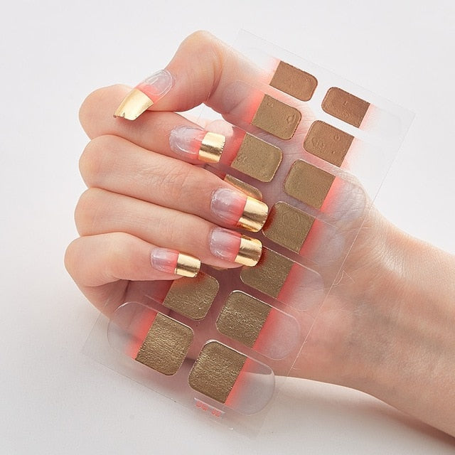 Strawberry Nail Stickers Decal Strips