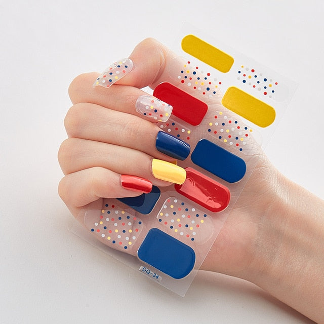 Strawberry Nail Stickers Decal Strips
