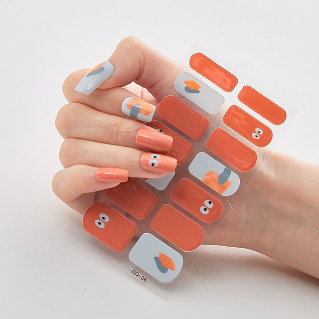 Strawberry Nail Stickers Decal Strips
