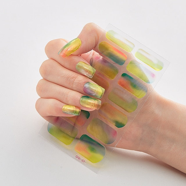 Strawberry Nail Stickers Decal Strips