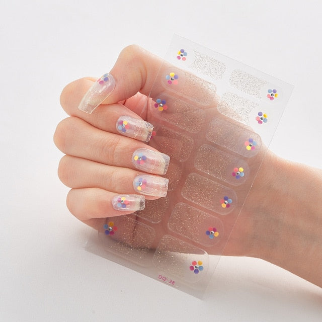 Strawberry Nail Stickers Decal Strips