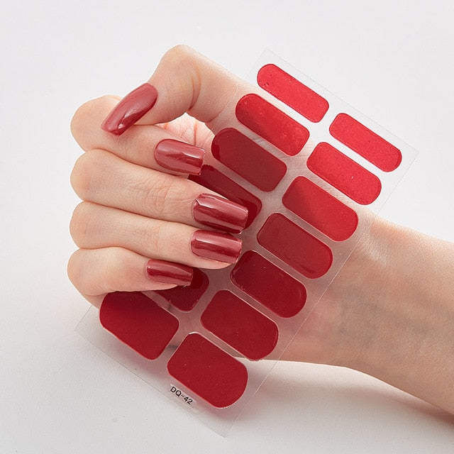 Strawberry Nail Stickers Decal Strips