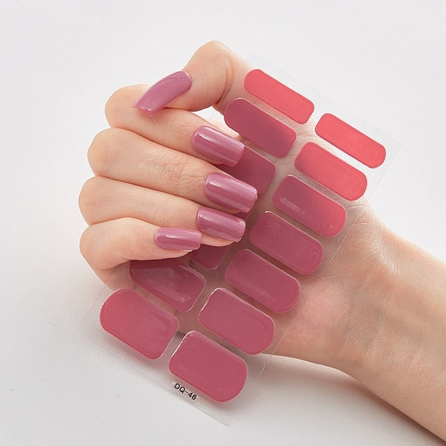 Strawberry Nail Stickers Decal Strips