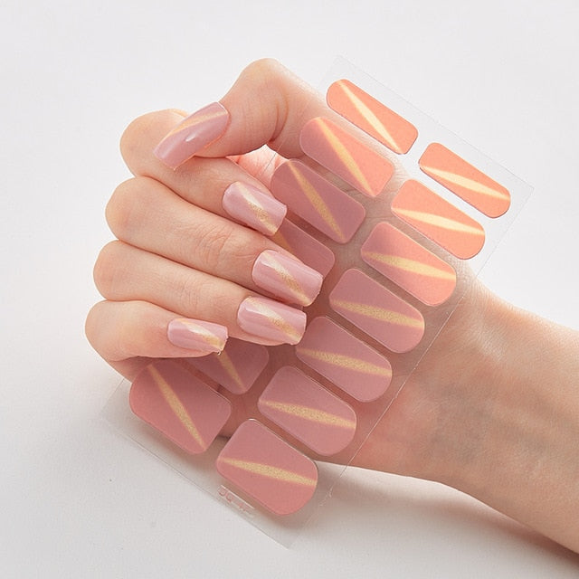 Strawberry Nail Stickers Decal Strips