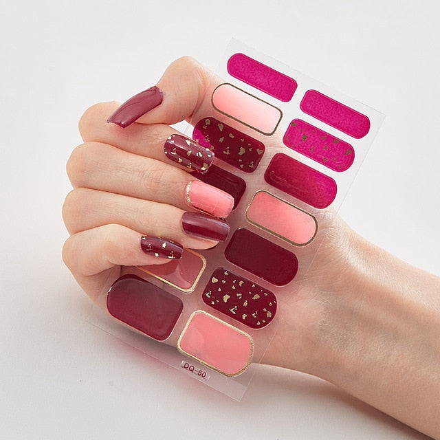 Strawberry Nail Stickers Decal Strips