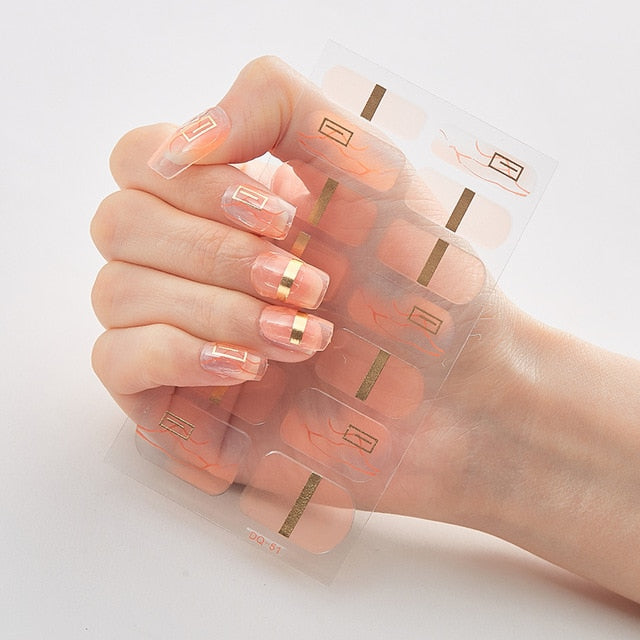 Strawberry Nail Stickers Decal Strips