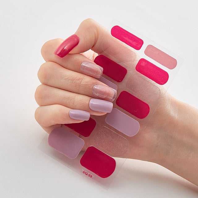 Strawberry Nail Stickers Decal Strips