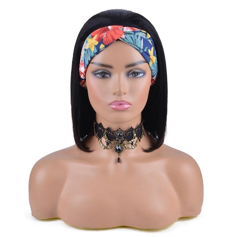 Straight Bob with Headband Wig