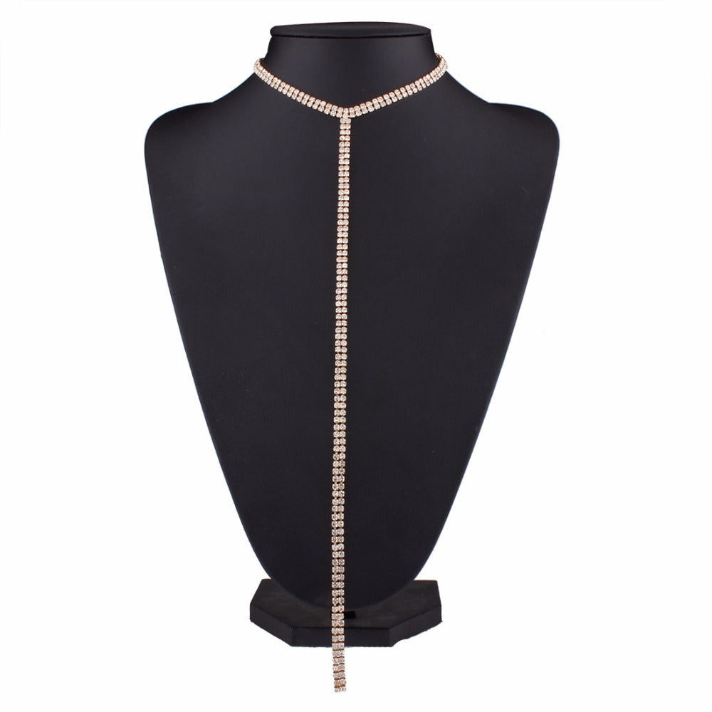 Crystal Rhinestone Choker Necklace