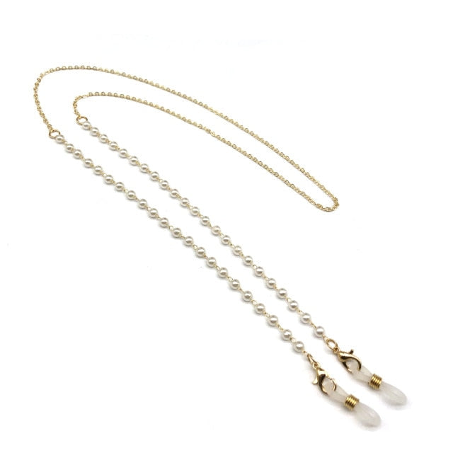 Acrylic Pearl Crystal Sunglasses Chains