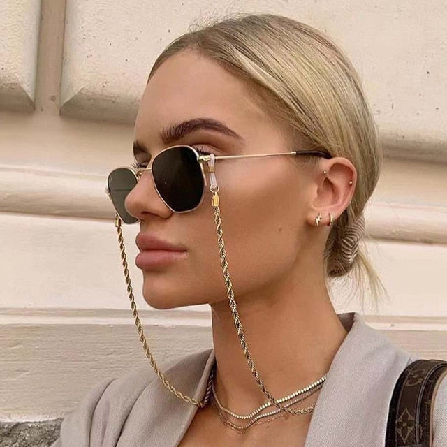 Acrylic Pearl Crystal Sunglasses Chains