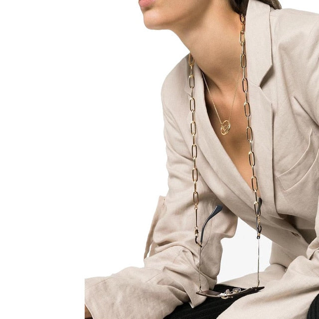 Acrylic Pearl Crystal Sunglasses Chains