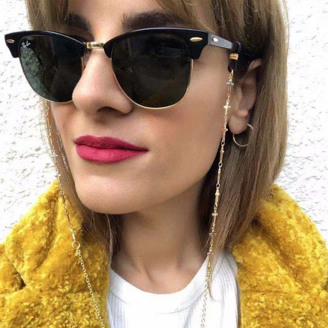 Acrylic Pearl Crystal Sunglasses Chains
