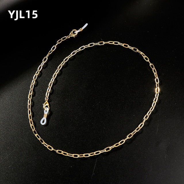 Acrylic Pearl Crystal Sunglasses Chains