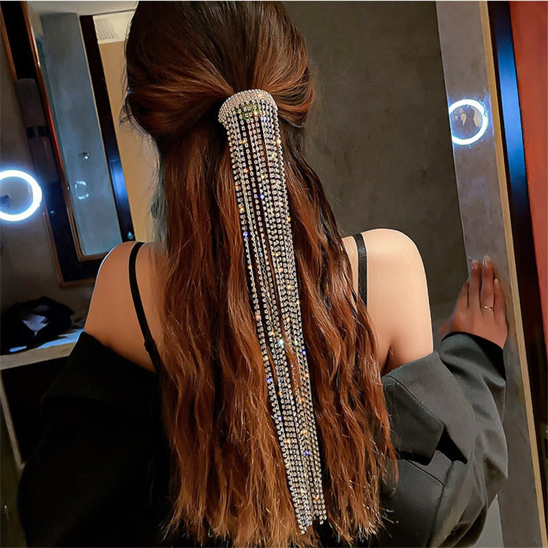 Full Rhinestone Pony Tail Hairpins