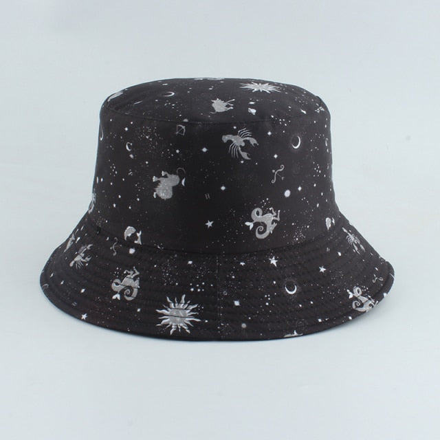 Skull Reversible Fishing Bucket Hats