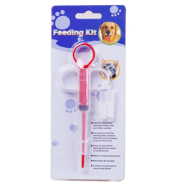 Pet Syringe Tablet Medicine Dispenser