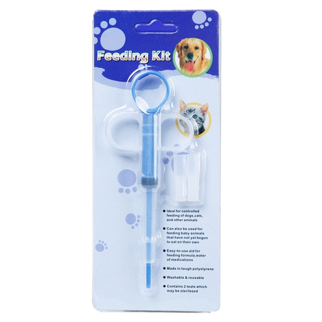 Pet Syringe Tablet Medicine Dispenser