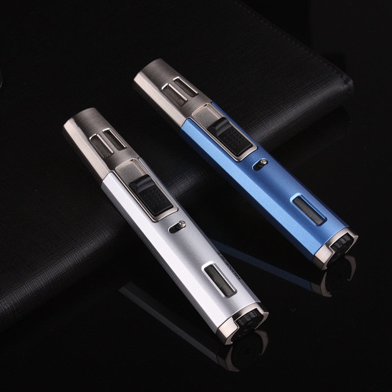 Fixed Flame Gas Jet Two Torch Lighter