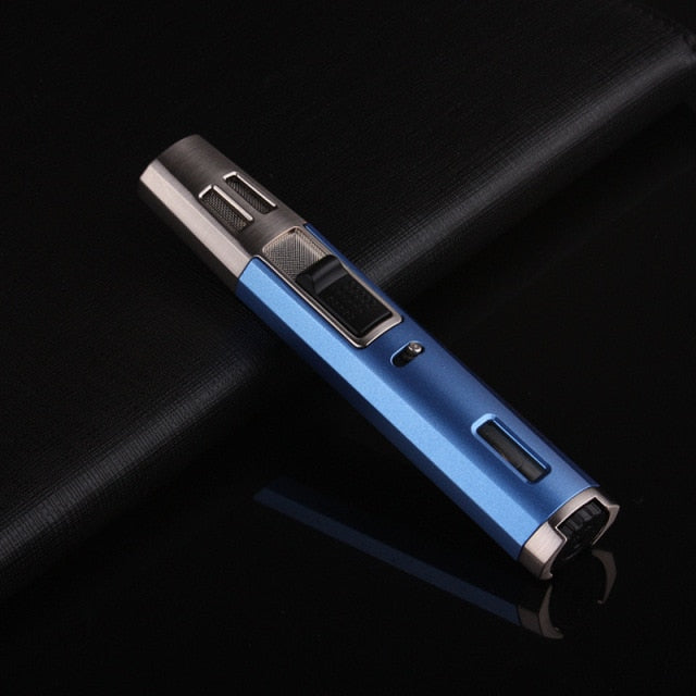 Fixed Flame Gas Jet Two Torch Lighter