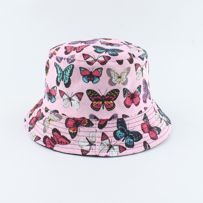 Butterfly Reversible Bucket Hat