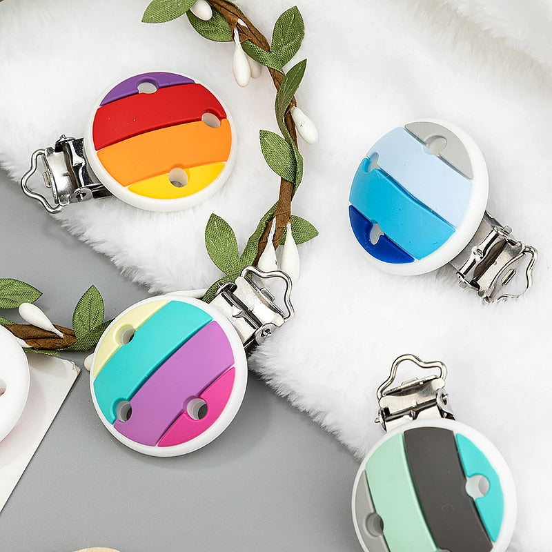 Baby Rainbow Silicone Teether BPA-Free