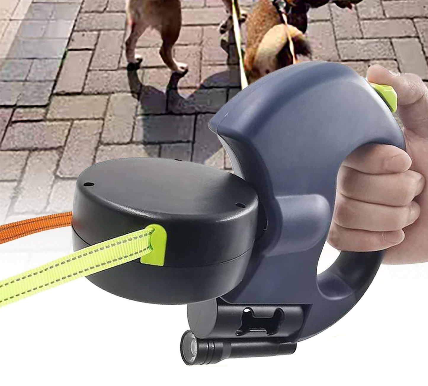 3 in 1 360 Degree Double Head Dog Traction Leash