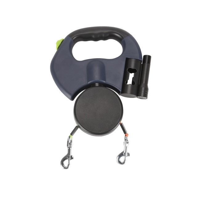 3 in 1 360 Degree Double Head Dog Traction Leash