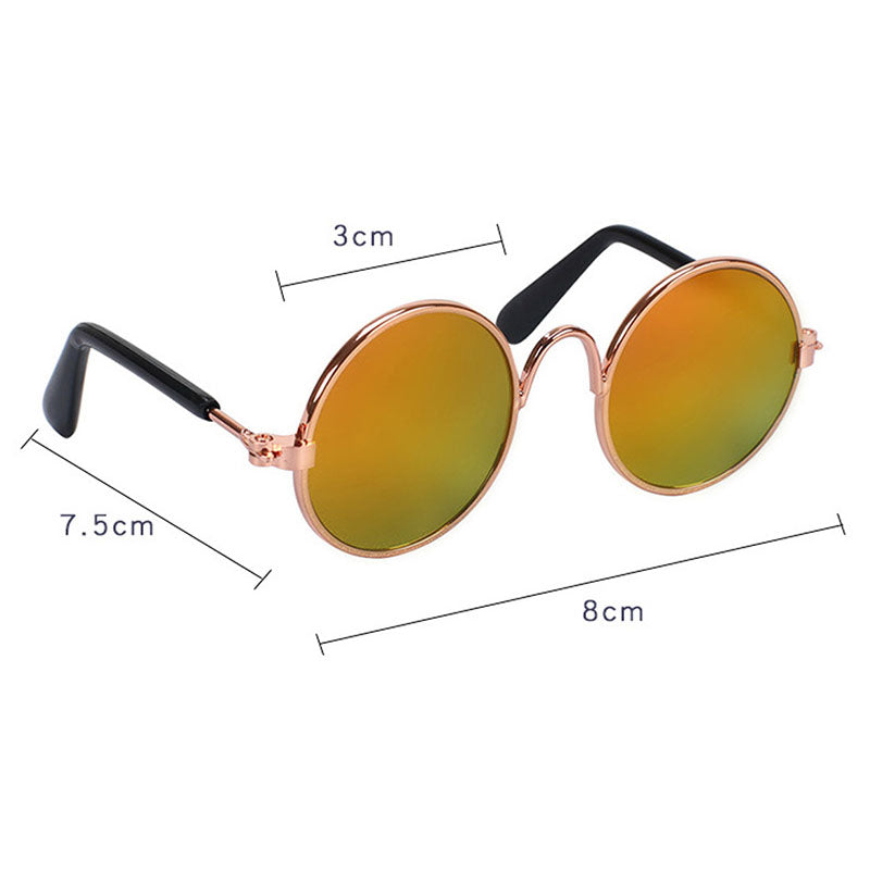 Round Dog Cat Sunglasses Eye-Wear Accessories