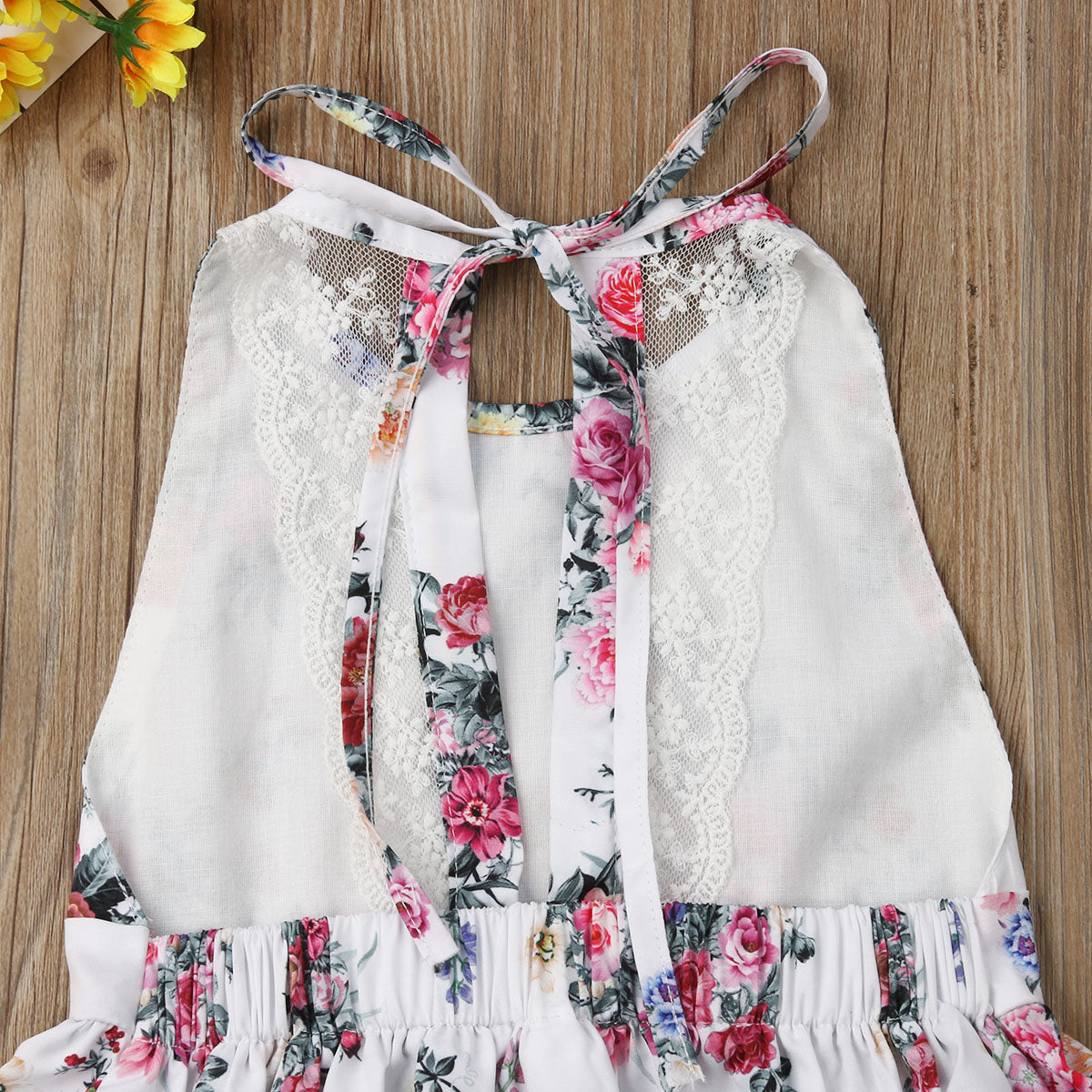 Floral Printed Summer Dress for Girl