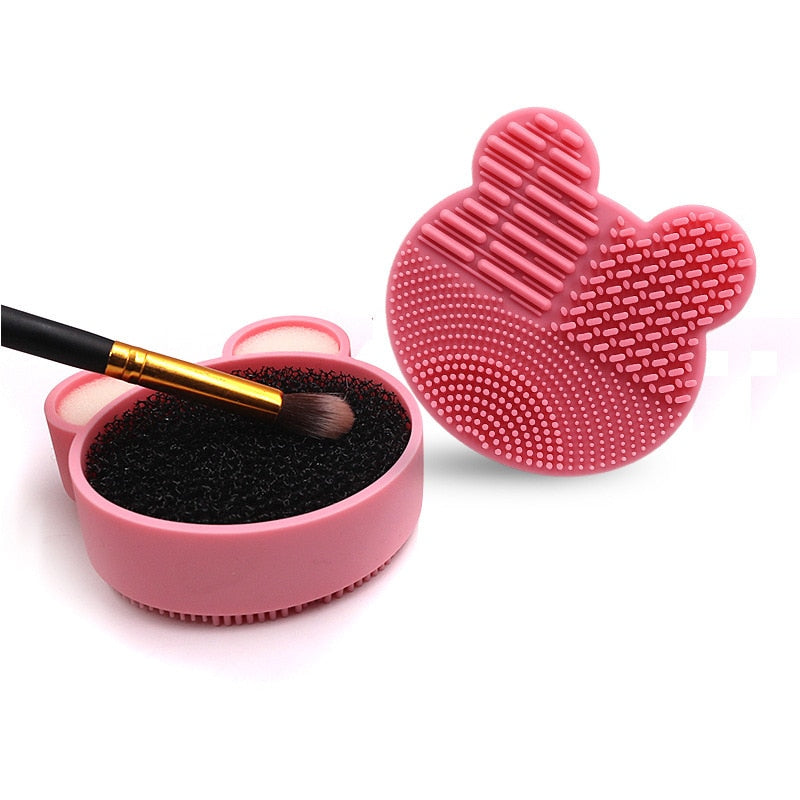 Cute Bear Makeup Brush Cleaner