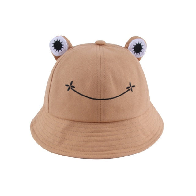 Womens Frog Bucket Hat