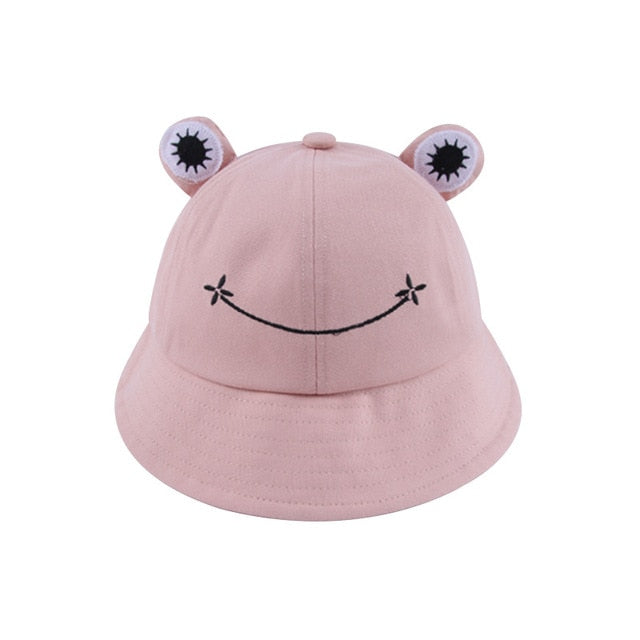 Womens Frog Bucket Hat