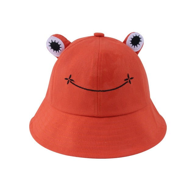 Womens Frog Bucket Hat