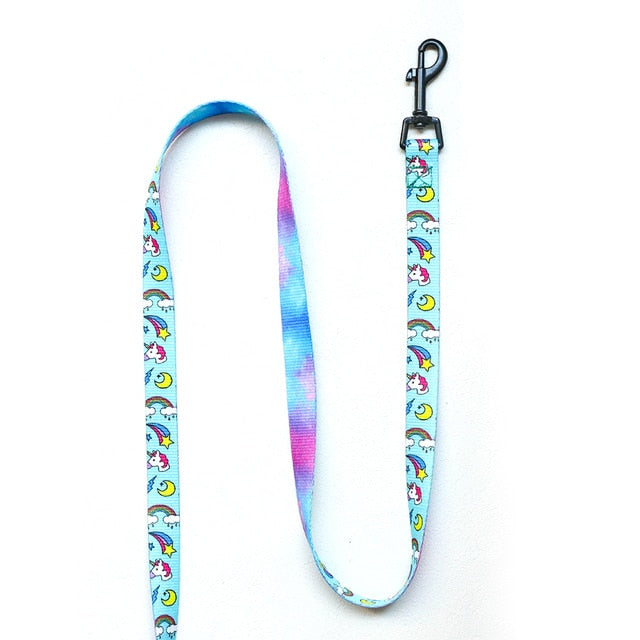 Tropical Vest Harness Leash Set for Small Medium Dogs