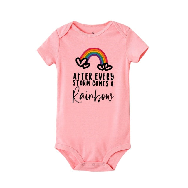 After Every Storm Comes A Rainbow Baby Onesie