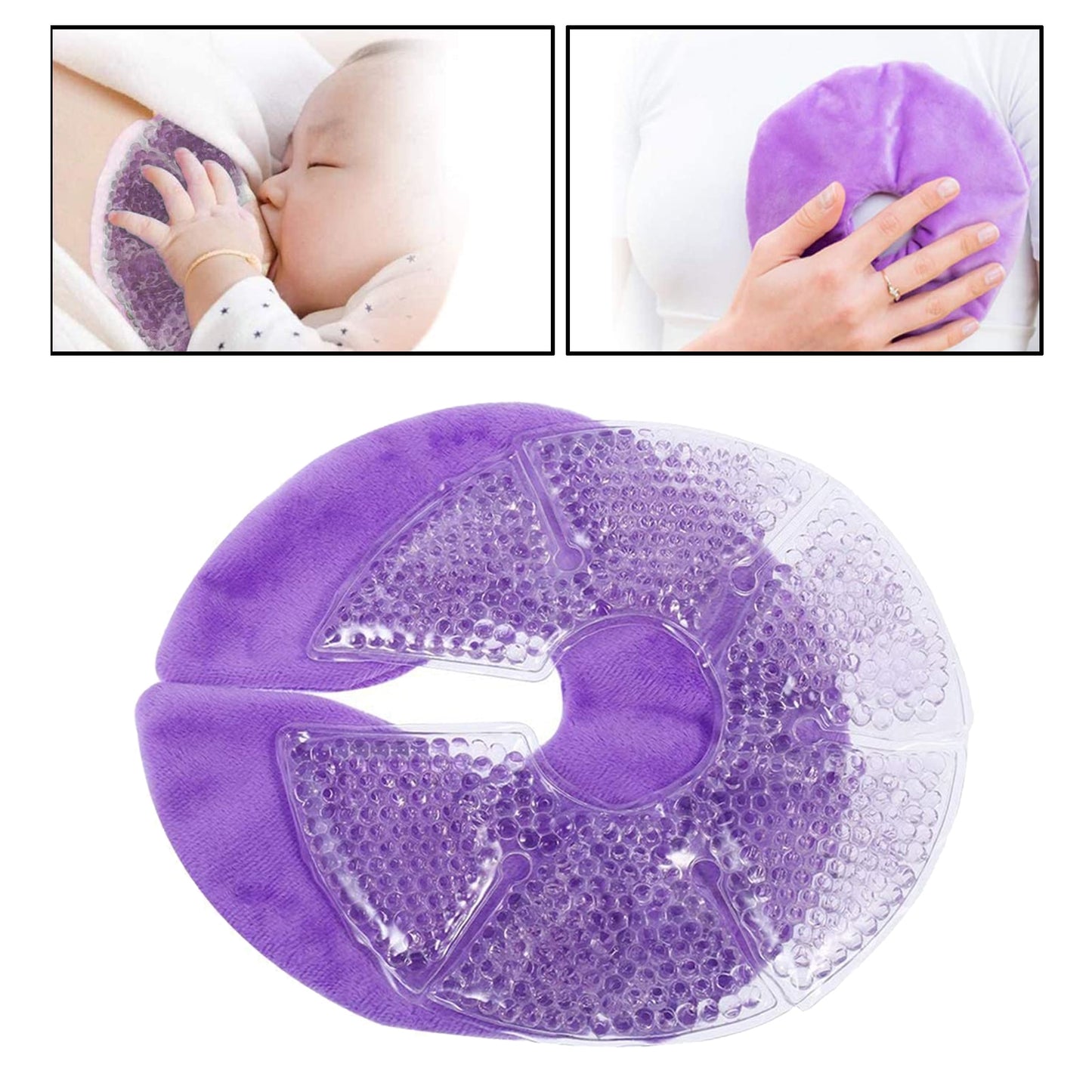 2Pc Breast Therapy Ice Pack Pads