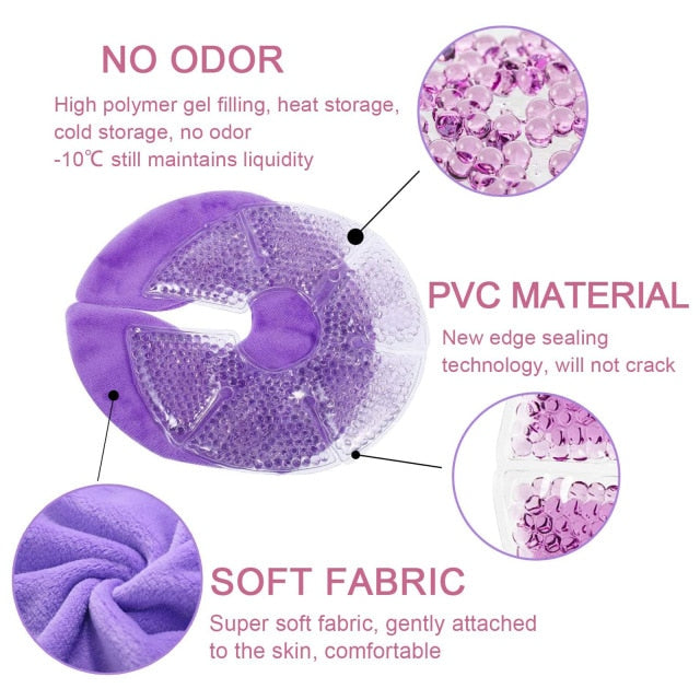 2Pc Breast Therapy Ice Pack Pads