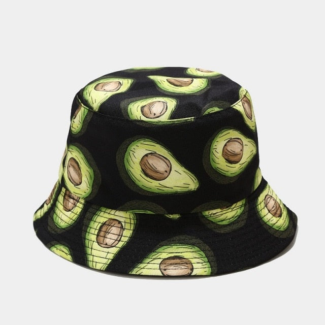 Avocado Watermelon Fishing Bucket Hat
