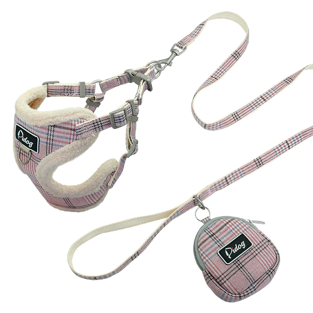 No Pull Adjustable Dog Harnesses Vest Leash Set